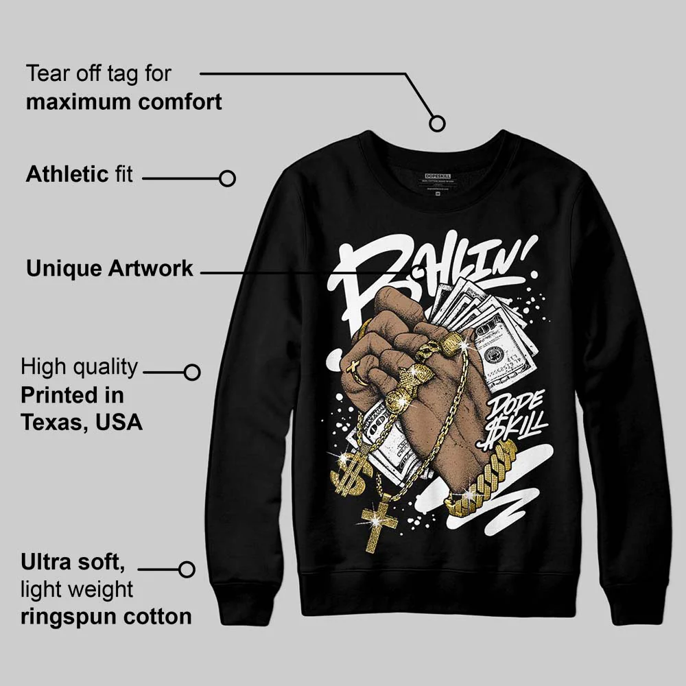 Black and White Collection DopeSkill Sweatshirt Always Ballin' Graphic - Image 3