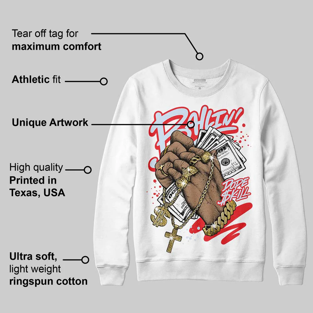 Cherry 11s DopeSkill Sweatshirt Always Ballin' Graphic - Image 4