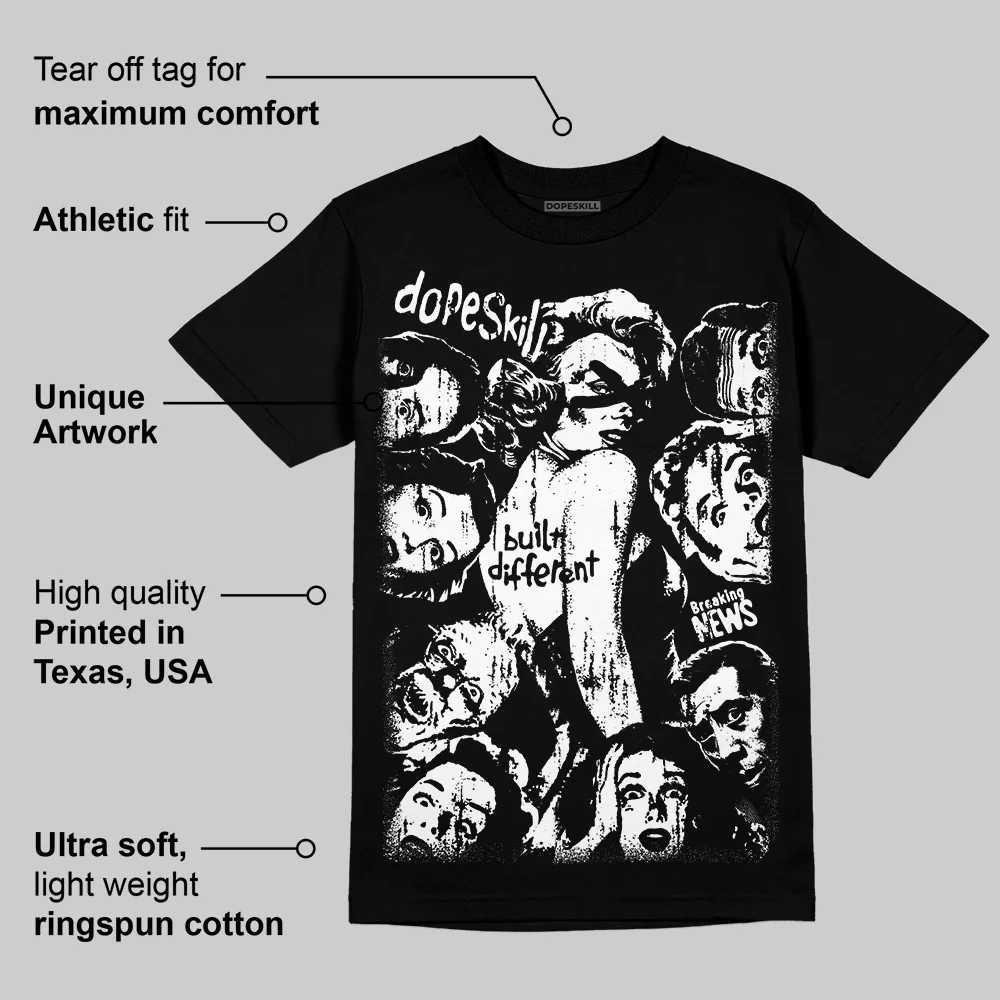 Dunk Panda White Black DopeSkill T-Shirt Built Different Graphic - Image 3