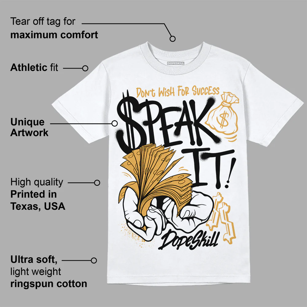 Gratitude 11s DopeSkill T-Shirt Speak It Graphic - Image 3