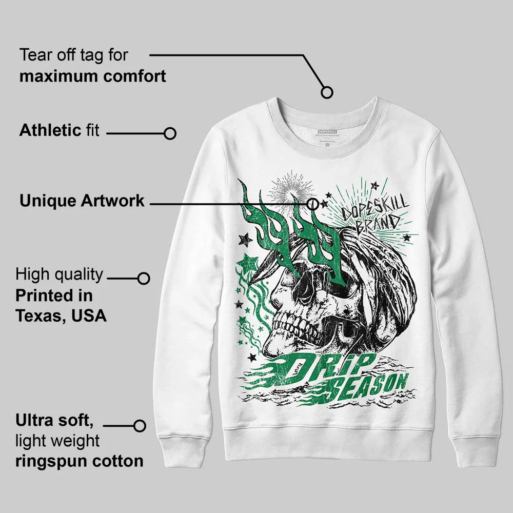 Green Collection DopeSkill Sweatshirt Drip Season Graphic - Image 3