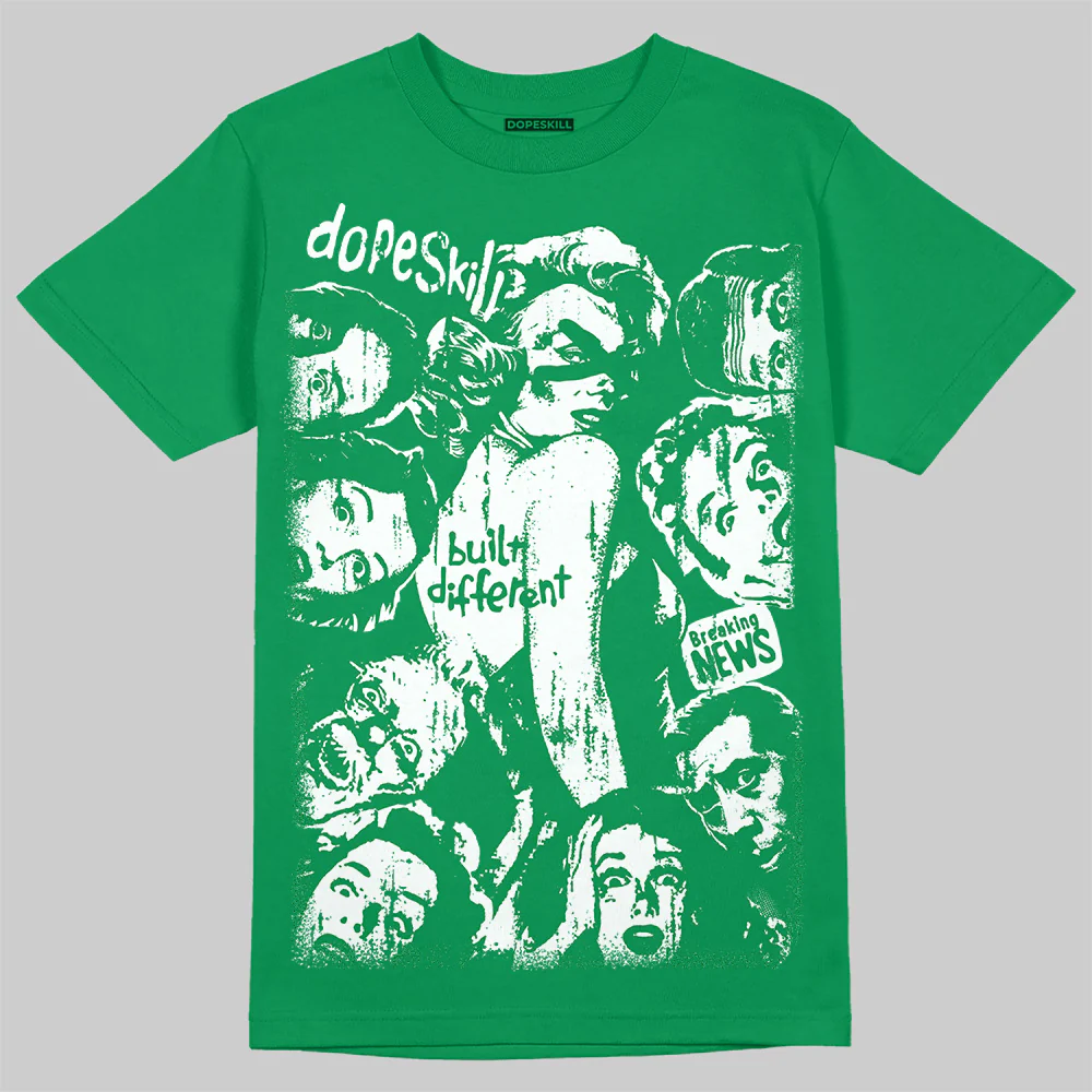 Green Collection DopeSkill T-Shirt Built Different Graphic - Image 3