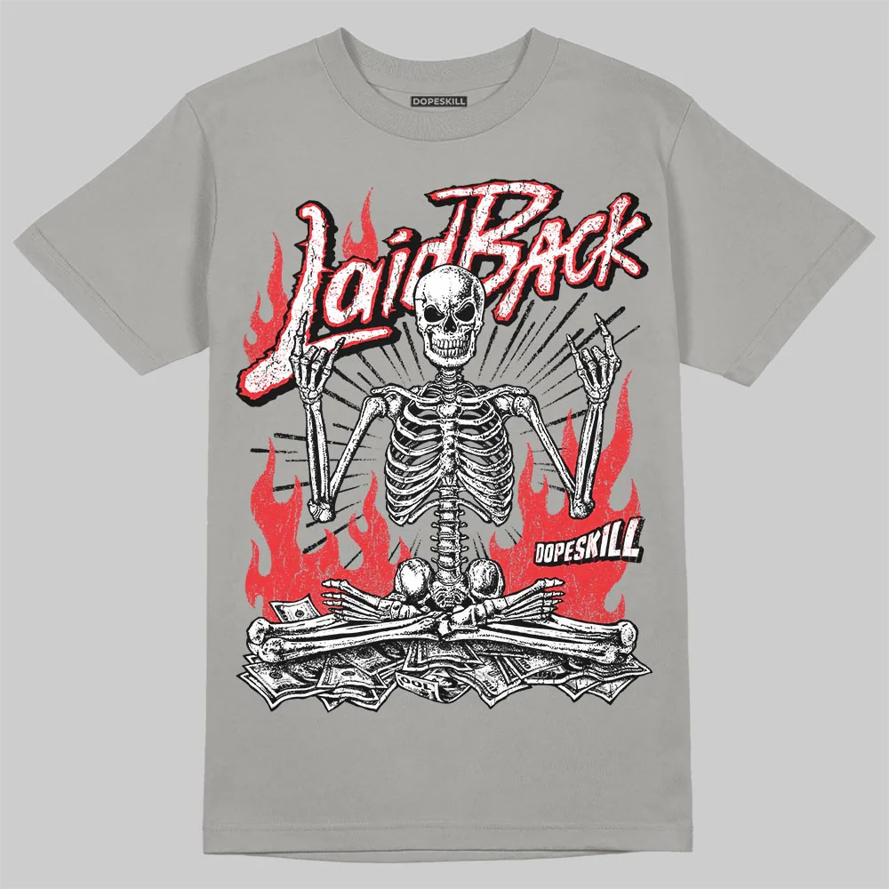 Grey 'Laid Back' DopeSkill Graphic T-Shirt - Image 3