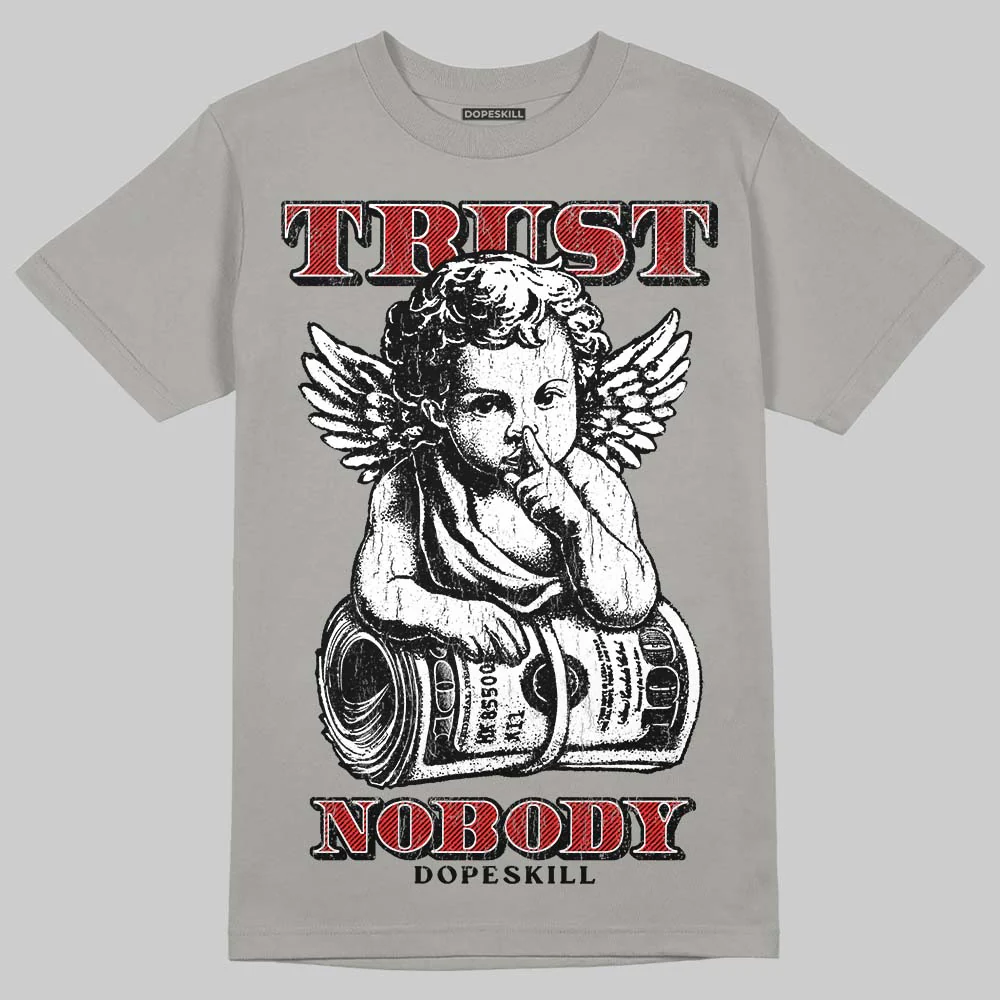 Grey 'Trust Nobody' DopeSkill Graphic T-Shirt - Image 3