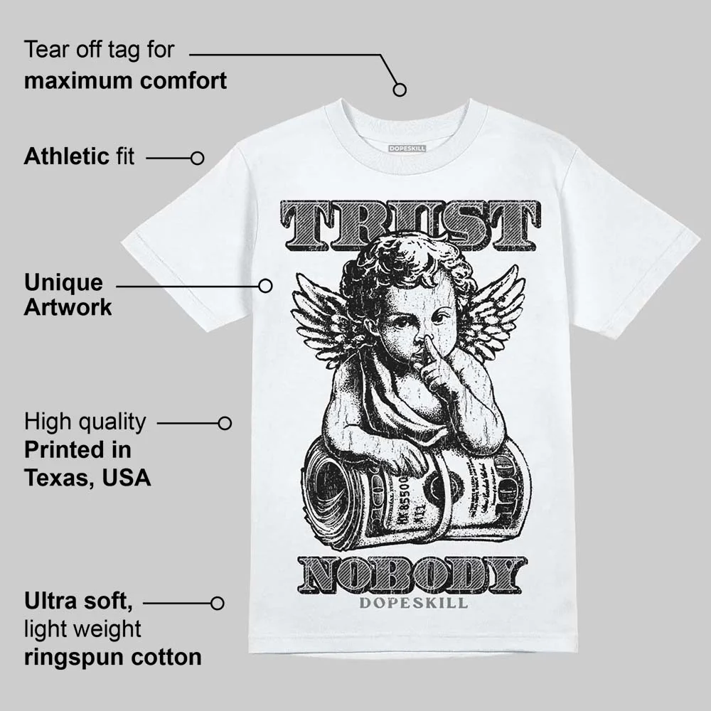 Grey 'Trust Nobody' DopeSkill Graphic T-Shirt - Image 4