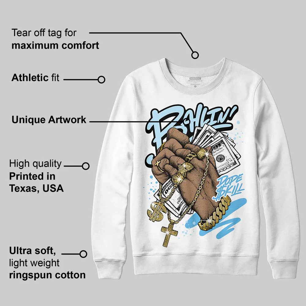 Legend Blue 11s DopeSkill Sweatshirt Always Ballin' Graphic - Image 3
