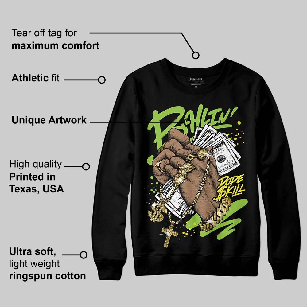 Neon Green Collection DopeSkill Sweatshirt Always Ballin' Graphic - Image 3