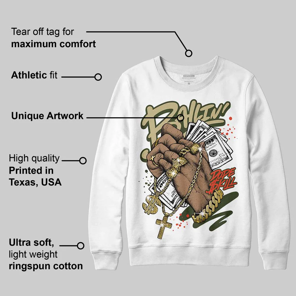 Olive Collection DopeSkill Sweatshirt Always Ballin' Graphic - Image 3