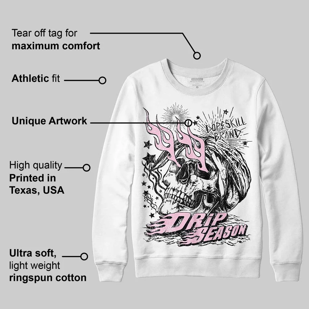 Pink Collection DopeSkill Sweatshirt Drip Season Graphic - Image 3
