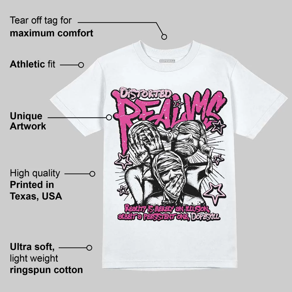 Pink Collection DopeSkill T-Shirt Distorted Realms Graphic - Image 4