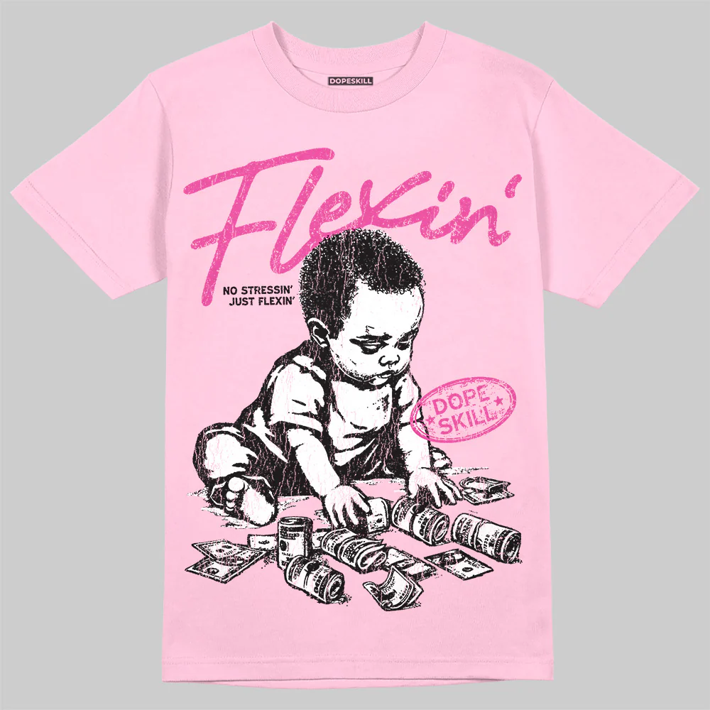 Pink Collection DopeSkill T-Shirt Flexin' Graphic - Image 3