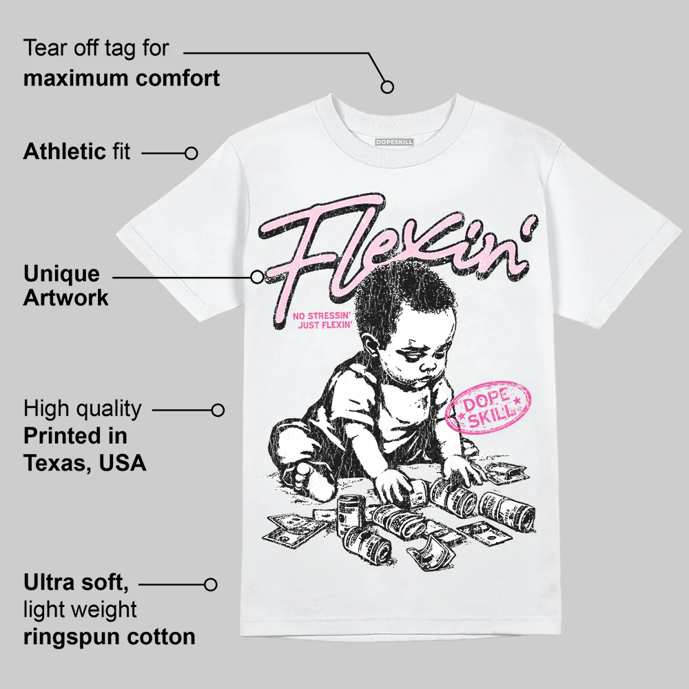 Pink Collection DopeSkill T-Shirt Flexin' Graphic - Image 4