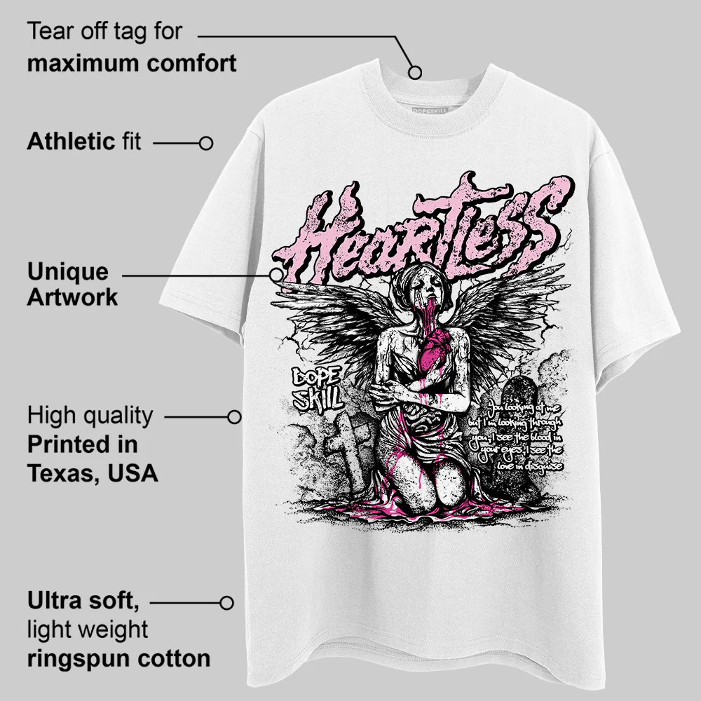 Pink Collection DopeSkill T-Shirt Heartless Graphic - Image 3