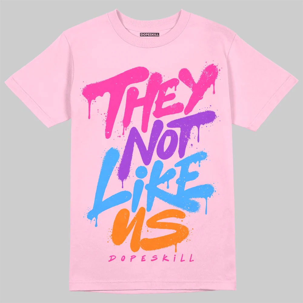 Pink Collection DopeSkill T-Shirt They Not Like Us Graphic - Image 3