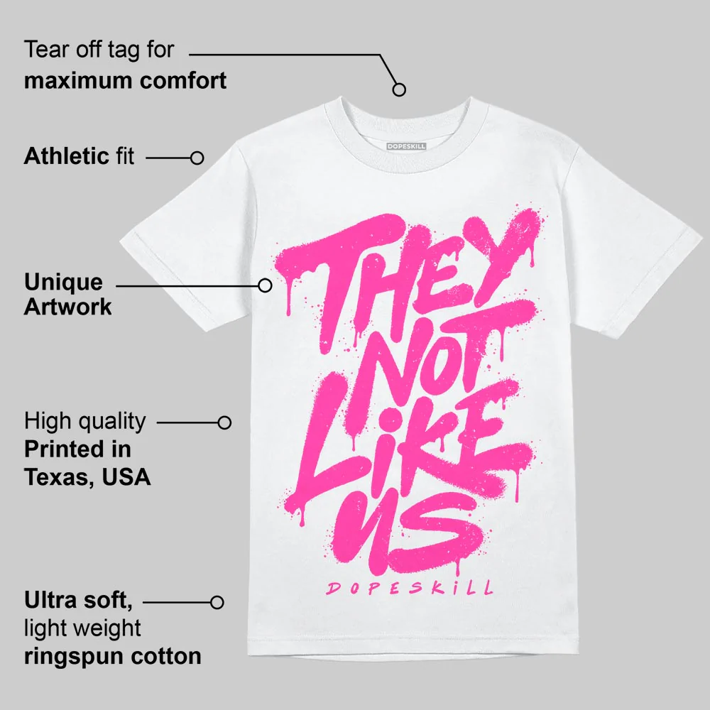 Pink Collection DopeSkill T-Shirt They Not Like Us Graphic - Image 4
