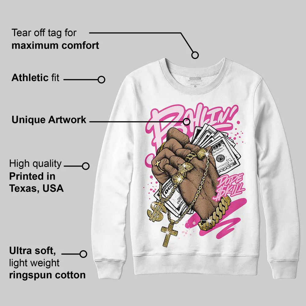 Triple Pink Dunk DopeSkill Sweatshirt Always Ballin' Graphic - Image 3