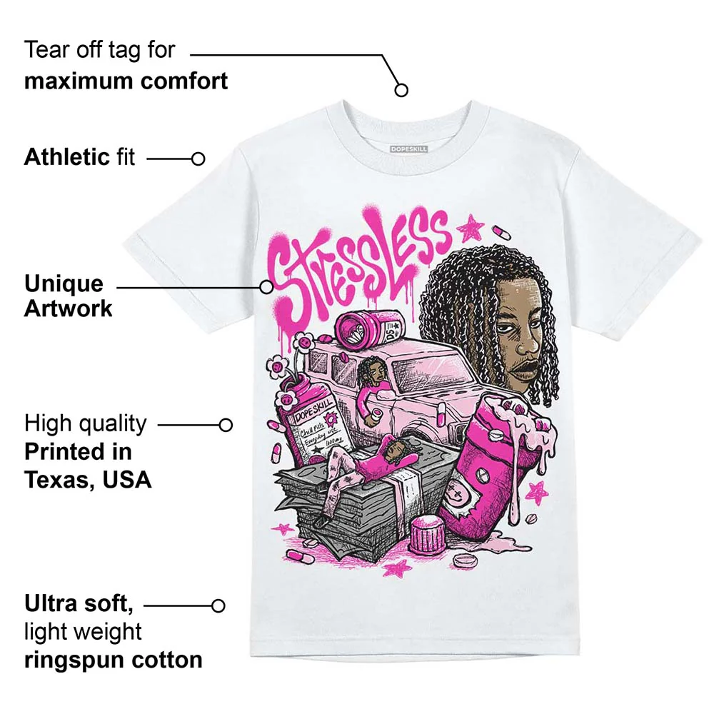 Triple Pink Dunk DopeSkill T-Shirt Stressless Graphic - Image 3