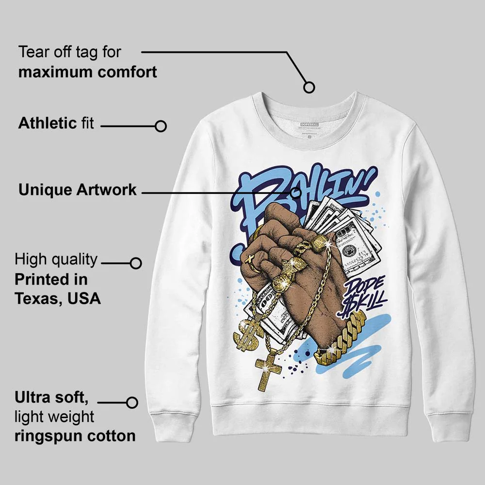 University Blue Collection DopeSkill Sweatshirt Always Ballin' Graphic - Image 3